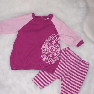 Dwell 3M Pink Purple Sweater Set Baby Bundle